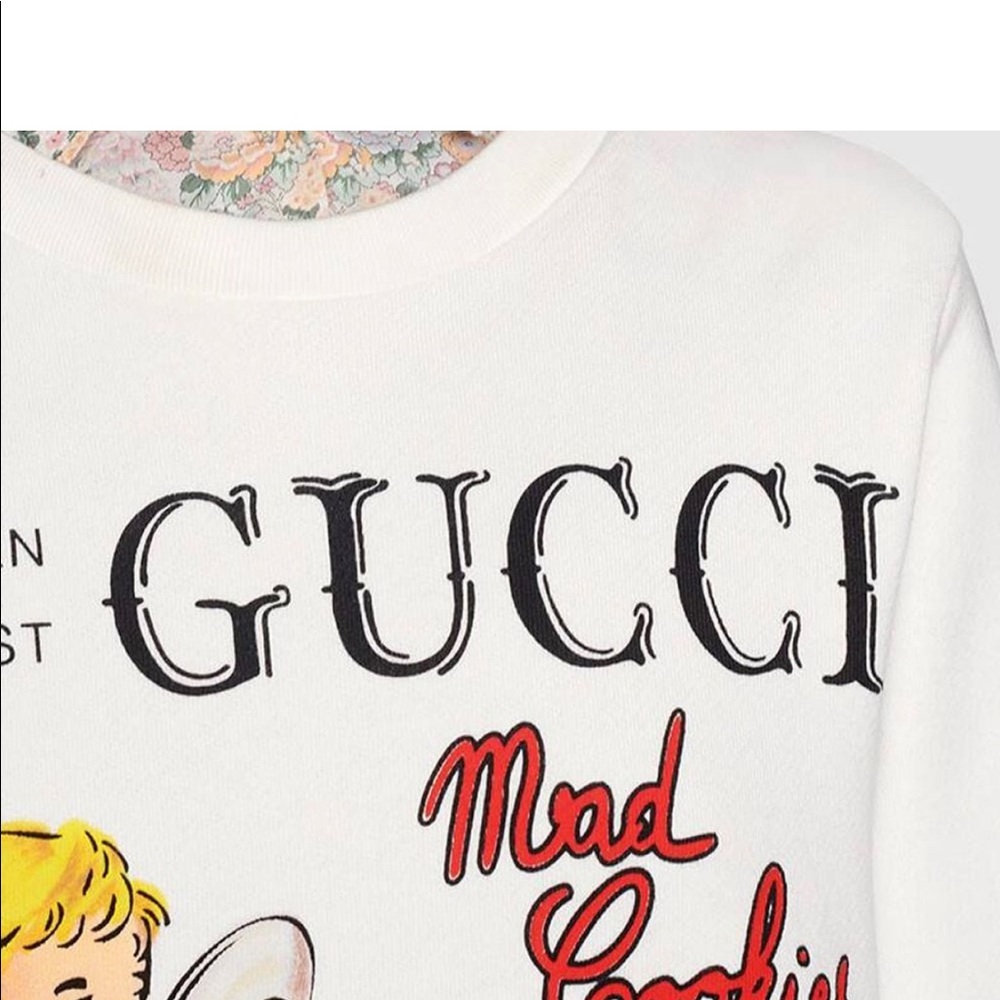 Gucci mad cookies sweatshirt off white - Picture 13 of 15